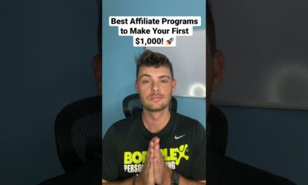 Best Affiliate Marketing Programs to Make $1,000 for Beginners 2021