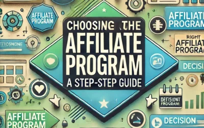 Choosing the Right Affiliate Program: A Step-by-Step Guide