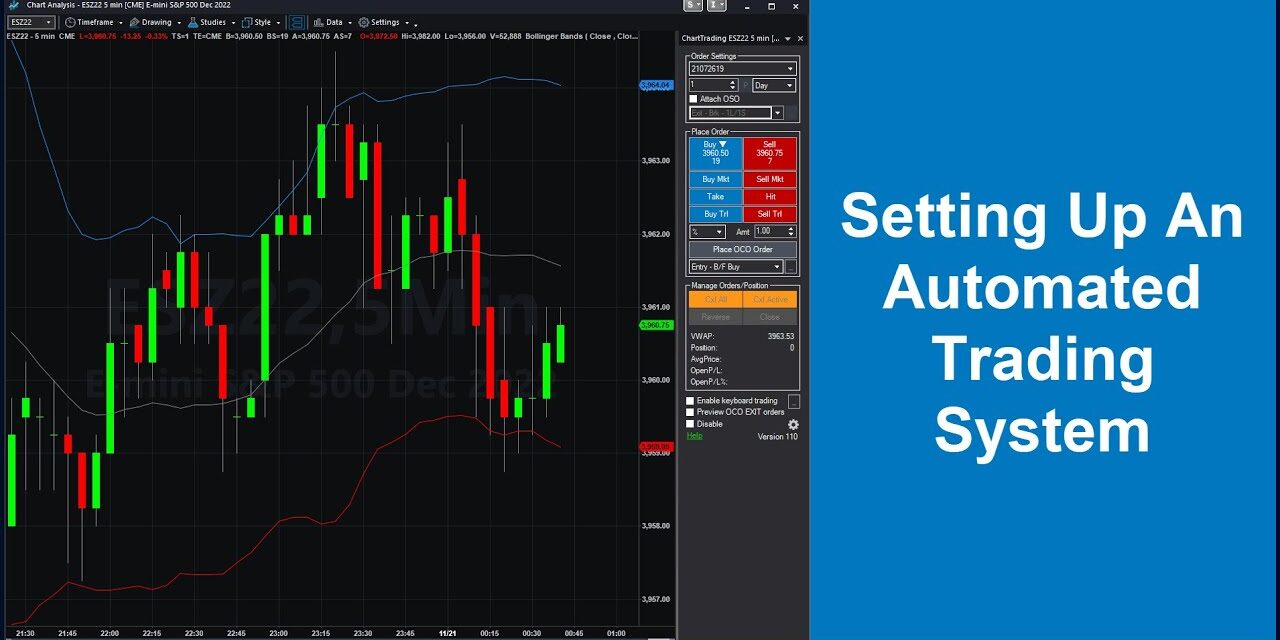 Tradestation 10 Tutorial   Setting up an Automated Trading Strategy