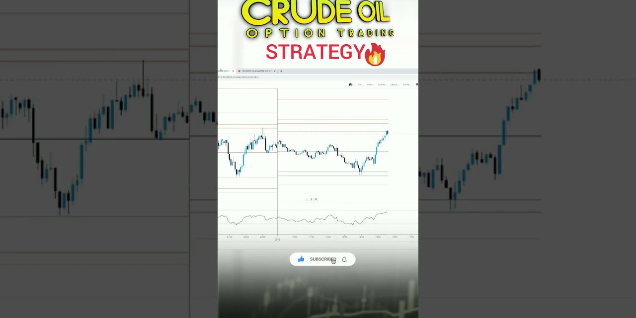 Crude Oil Trading Live | Crude Oil Options Trading Strategies