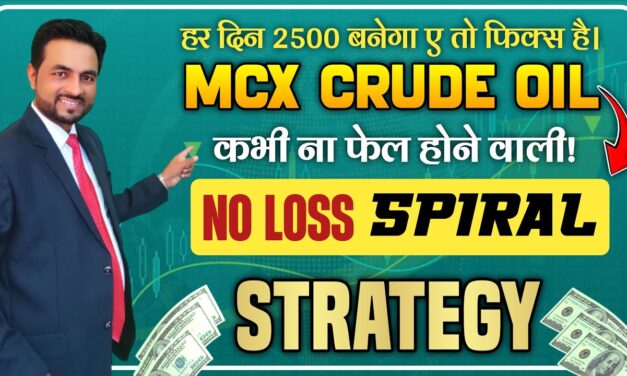 Daily 2500 Profit Crude Oil Intraday Trading Strategy | MCX  Crude Oil Trading Strategies in Hindi