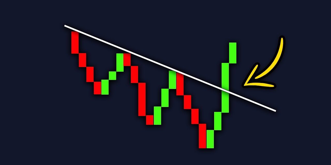 How To Draw The Perfect Trend Line #shorts