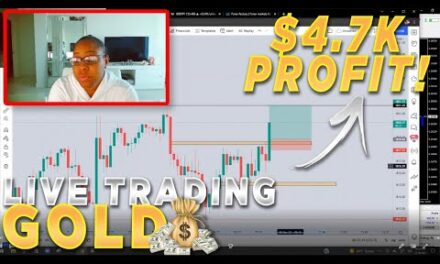 LIVE TRADING GOLD $4.7K PROFIT !!!!