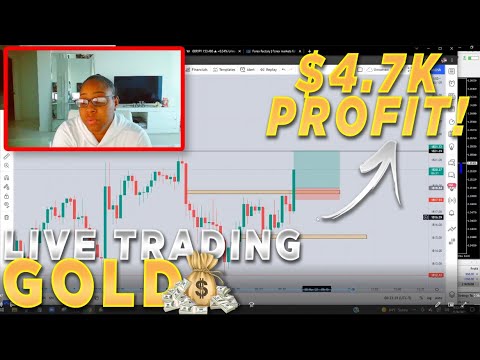 LIVE TRADING GOLD $4.7K PROFIT !!!!
