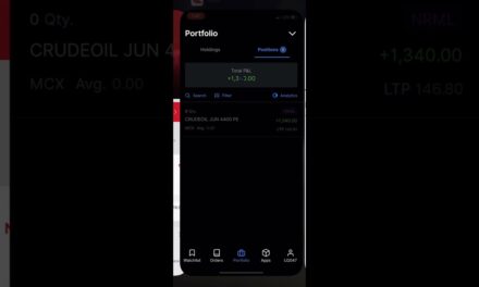 live Crude oil trading