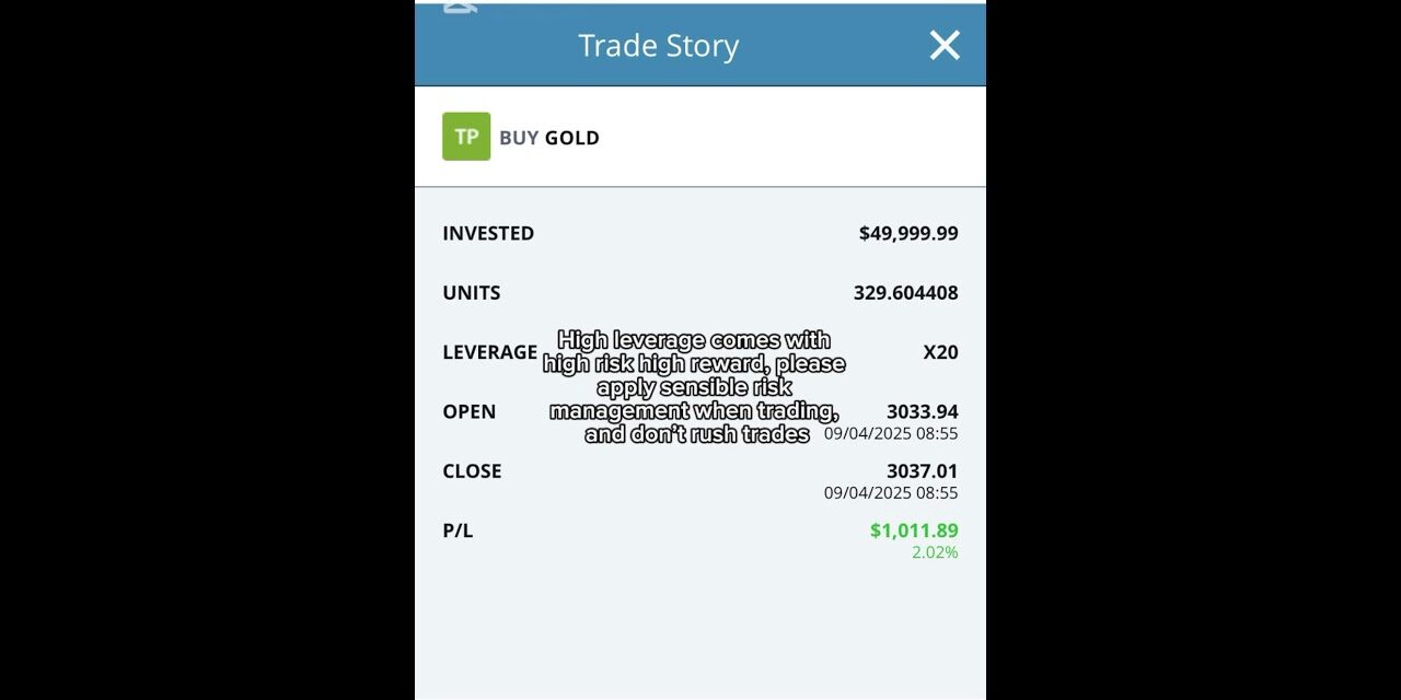 2 profitable gold & Oil trades 9/4/25 #howtoearnmoneyfromusstockmarket #trading #realwaystomakemoney