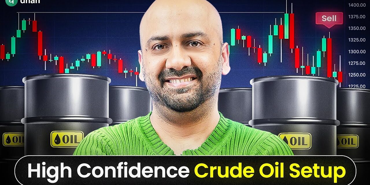 High Confidence Trade Setup for Crude Oil | Crude Oil Trading Strategy | Dhan