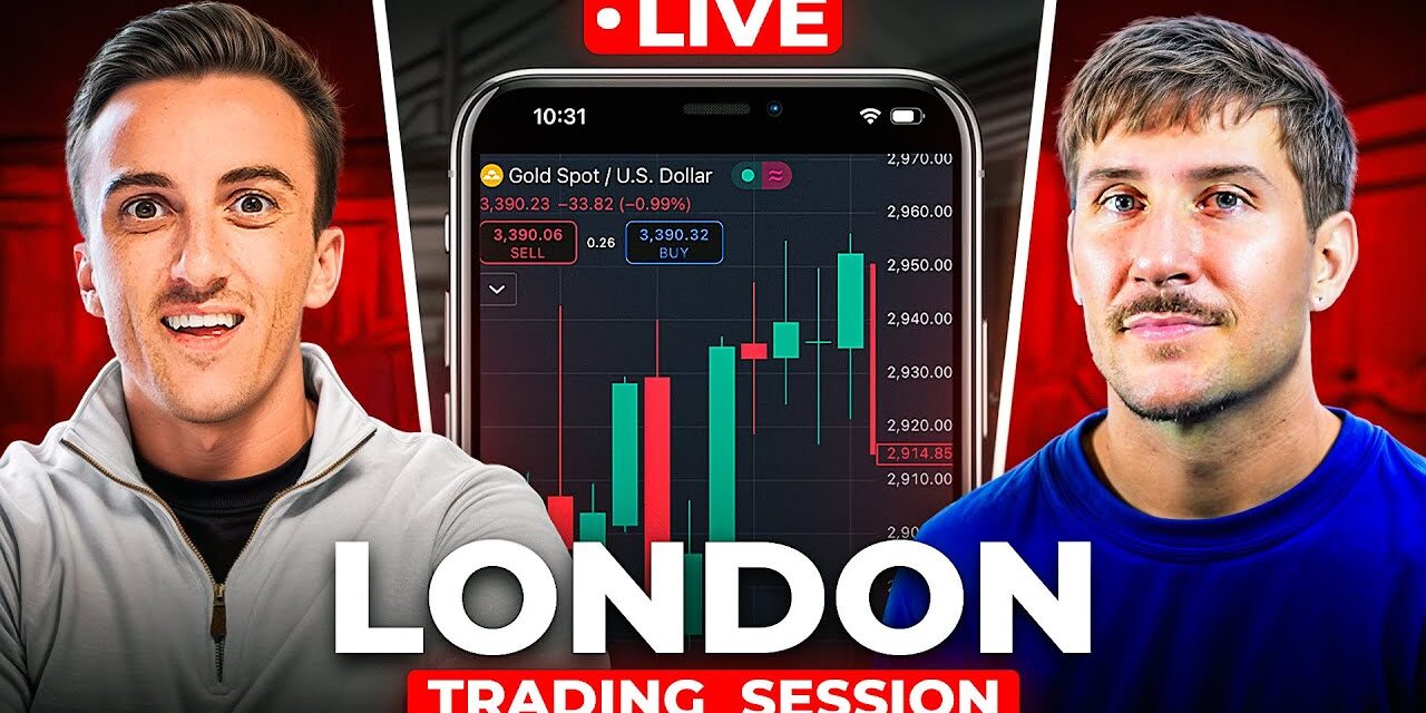 LIVE Gold Day Trading | Ft Daniel Holmes Trades!
