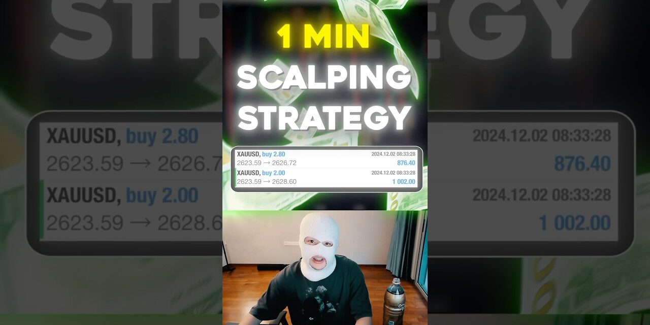 The BEST 1 Minute Scalping Strategy #shorts #forex #crypto #trading #tradingtips #ict #stocks