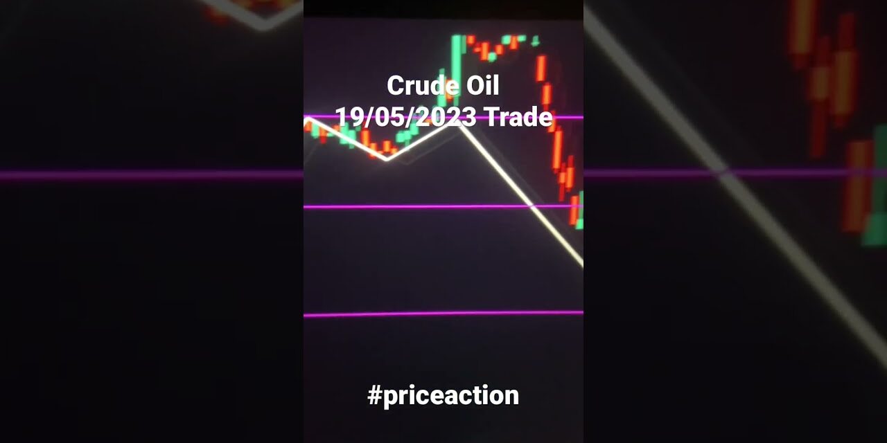 Crude Oil Trade 19/05/2023 #shorts #crudeoil #trading #trending #stockmarket #india