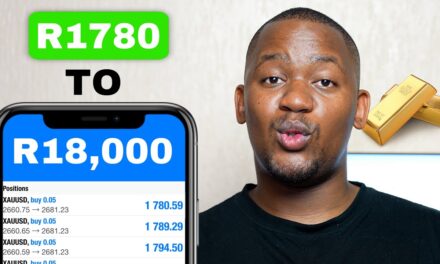 How I flipped R1800 to R18,000 Trading Gold (Withdrawal + Breakdown)