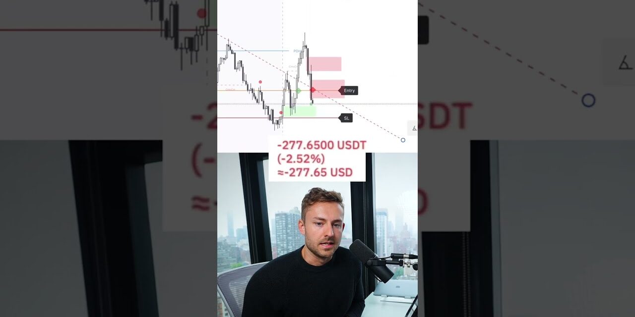 Trader Risks $500 On Trade To Make Massive Profit #trading #shorts