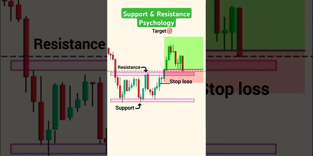 support and resistance strategy for beginners trader | Price action trading | Learn chart #trading