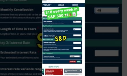 $10 Every Week into S&P 500 ETF VOO (AMAZING)