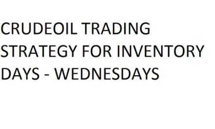 Crude Oil Trading Strategy For Inventory Days (Wednesday's)