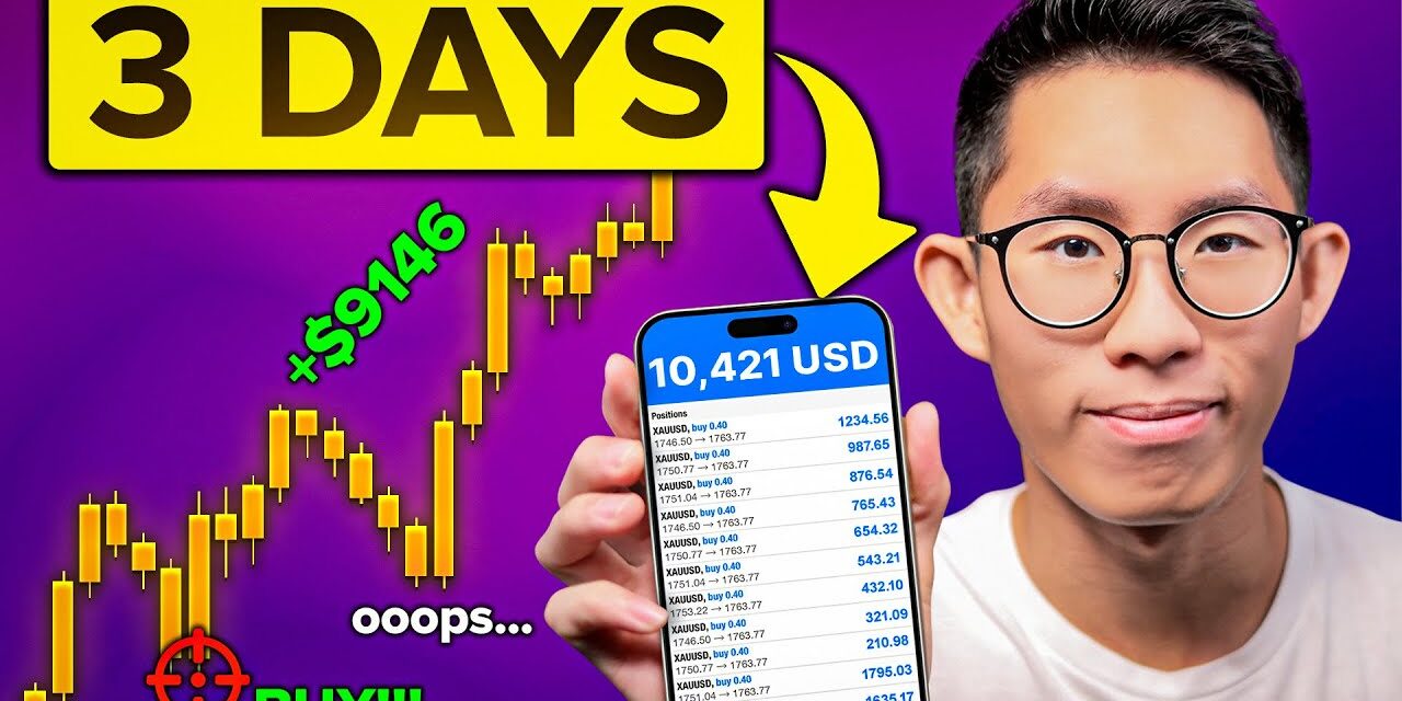 I turned $500 to $9000 in 3 Days Trading GOLD