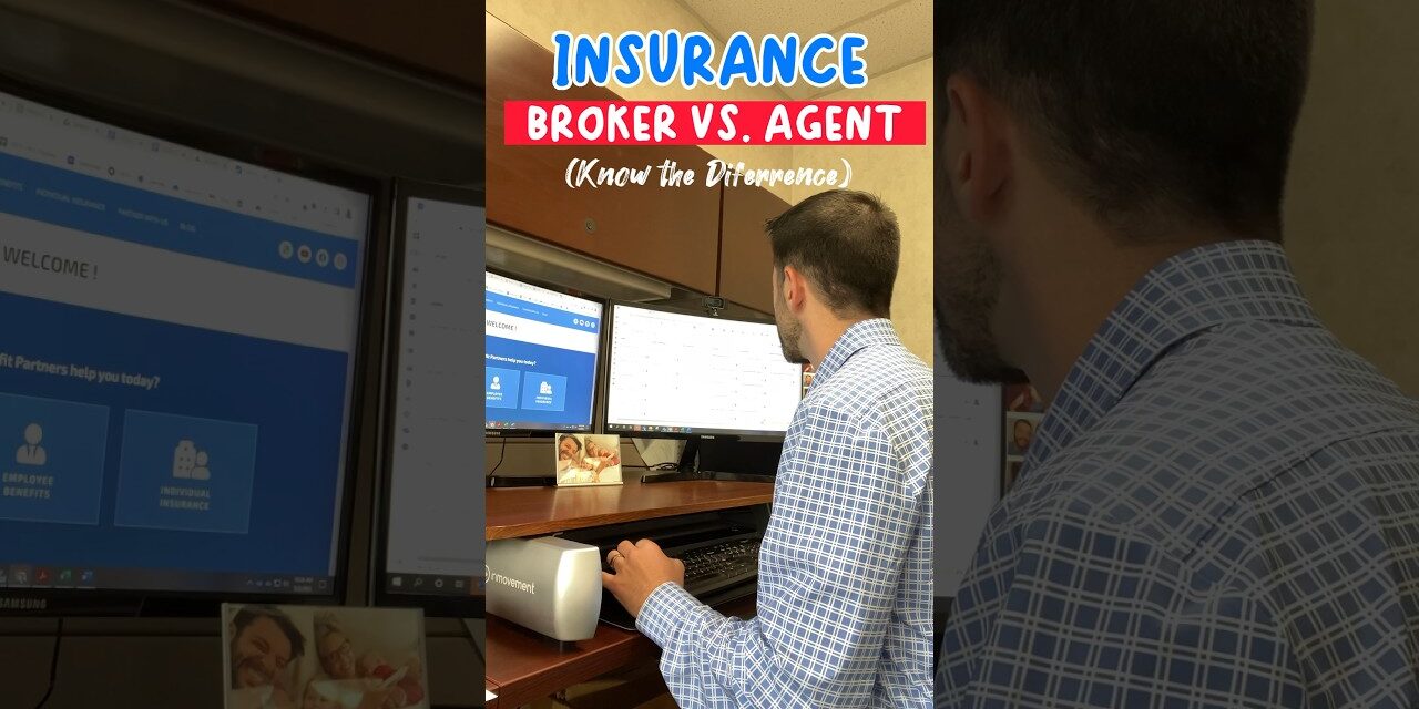 Insurance BROKER vs. AGENT (Know the Difference) #agent #broker #insurance
