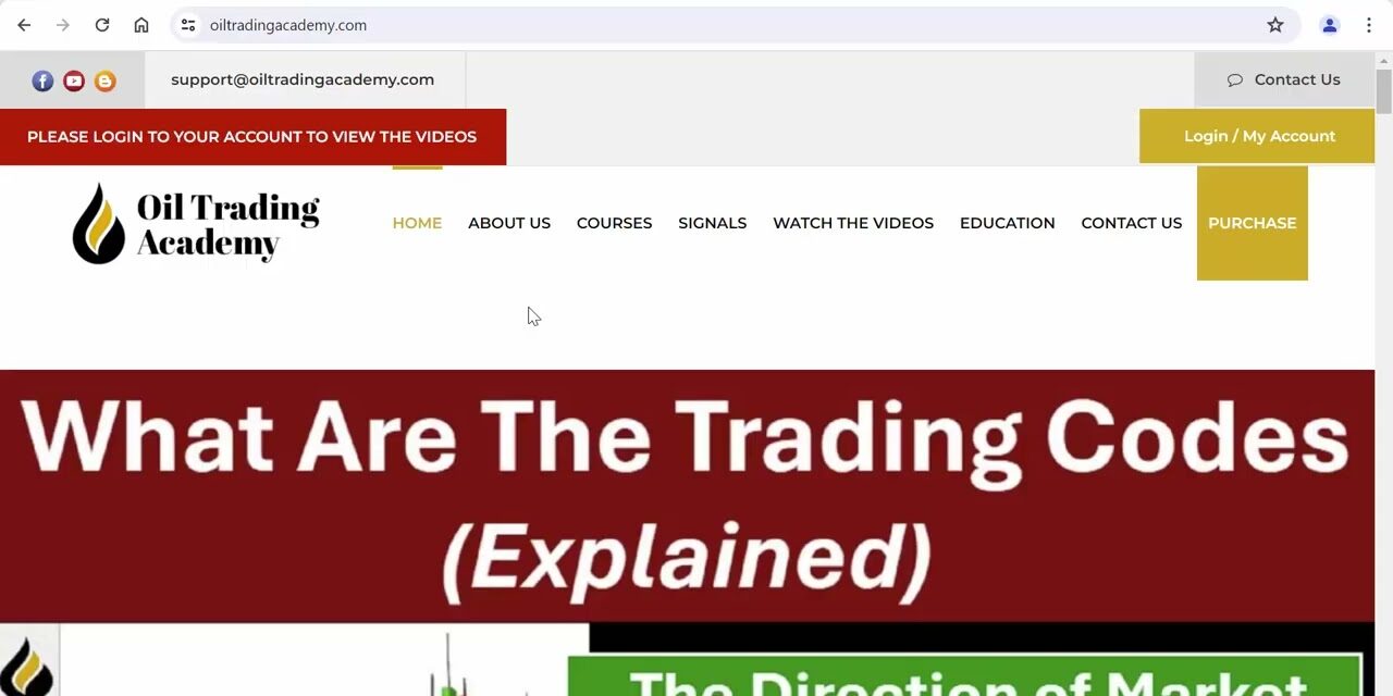 Oil Trading Academy Update
