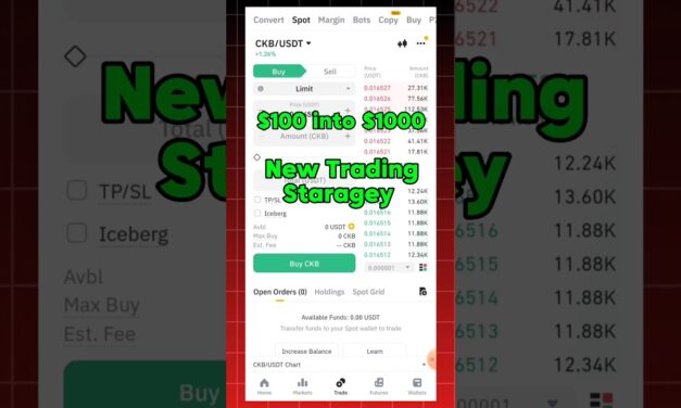 From $100 to $1000 with Binance Spot Trading for Beginners, Start Earning Today!