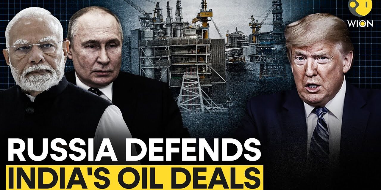 Putin Supports India’s Stand Against Western Criticism on Russian Oil Trade | WION Originals