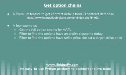 Find correct contract from option chains to automated algorithmic trading Python Interactive Brokers