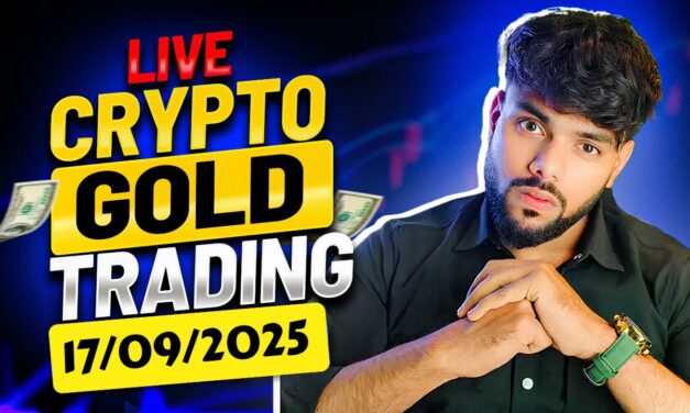 Live Trading on Bitcoin | Gold |Scalp with BSP Concept | #Live #btc #Gold #17 Sep-2025