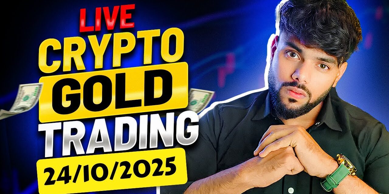 Live Trading on Bitcoin | Gold |Scalp with BSP Concept | #Live #btc #Gold #24 OCT-2025