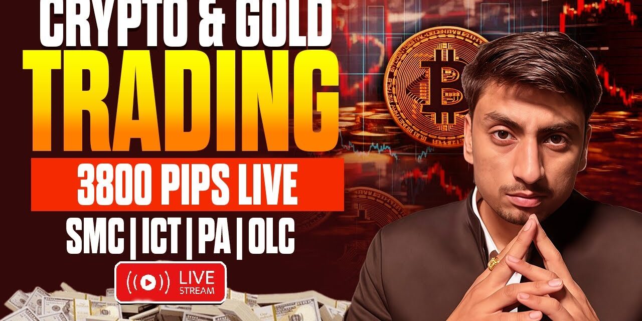 Live GOLD and CRYPTO SMC/ICT Analysis | Live Trading Gold & Crypto | NitishFx | 29 September