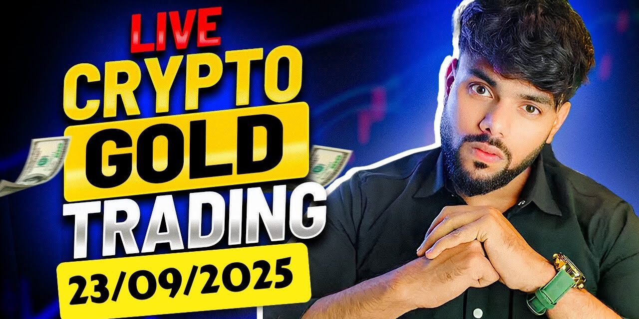 Live Trading on Bitcoin | Gold |Scalp with BSP Concept | #Live #btc #Gold #23 Sep-2025