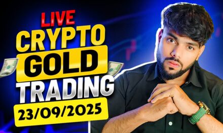 Live Trading on Bitcoin | Gold |Scalp with BSP Concept | #Live #btc #Gold #23 Sep-2025